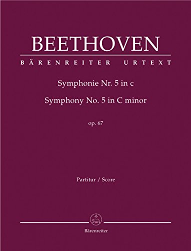 Symphonie Nr. 5 c-Moll op. 67, Partitur: Partitur, Urtextausgabe von Bärenreiter